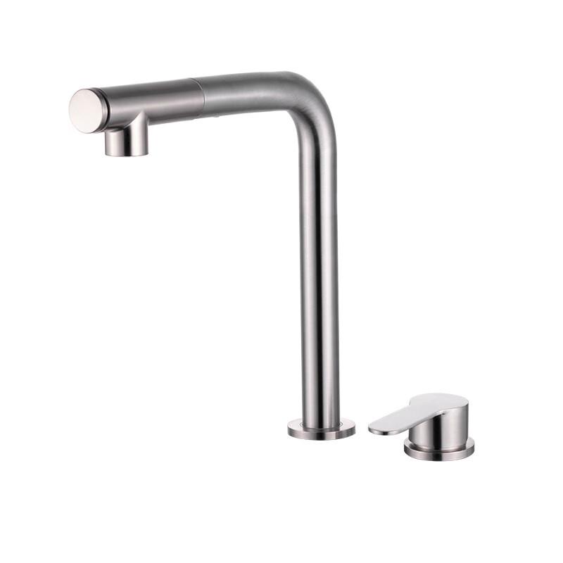 TLXT Stainless Steel Wall-Mounted Lift & Fold Pull-Out Faucet