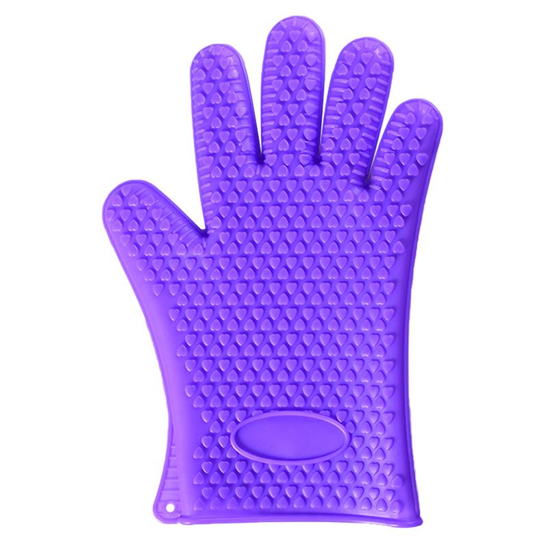 Baking Silicone Microwave Oven Gloves BBQ Grill Gloves Heat Resistant Oven Mitts Kitchen Gadgets Kitchen Accessories
