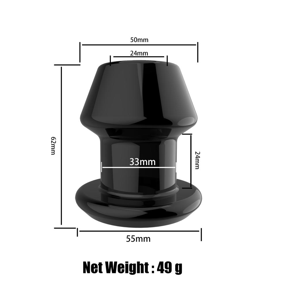 S-XL Silica Gel Hollow Anal Butt Plug Anus Dilator Enema Probe Expansion Sex Toys Adult Products