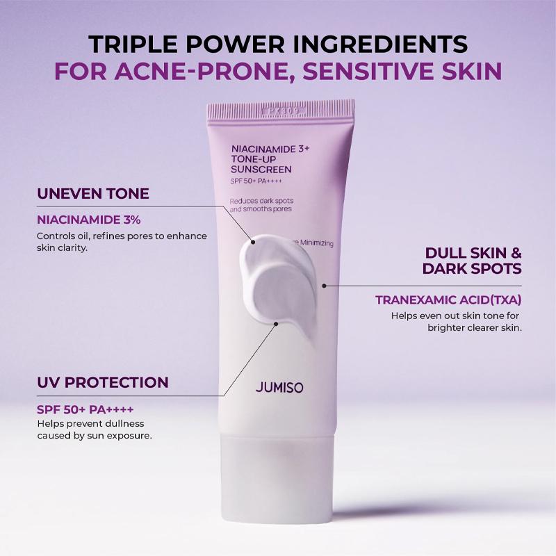[Jumiso] Niacinamide 3+ Tone-up Sunscreen SPF 50+ PA++++ 40ml
