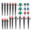 4/7mm Adjustable Dripper Drip Irrigation System Kit 360° Sprinkler Water Flow Transmitter For Garden Courtyard Lawn Flower Bed