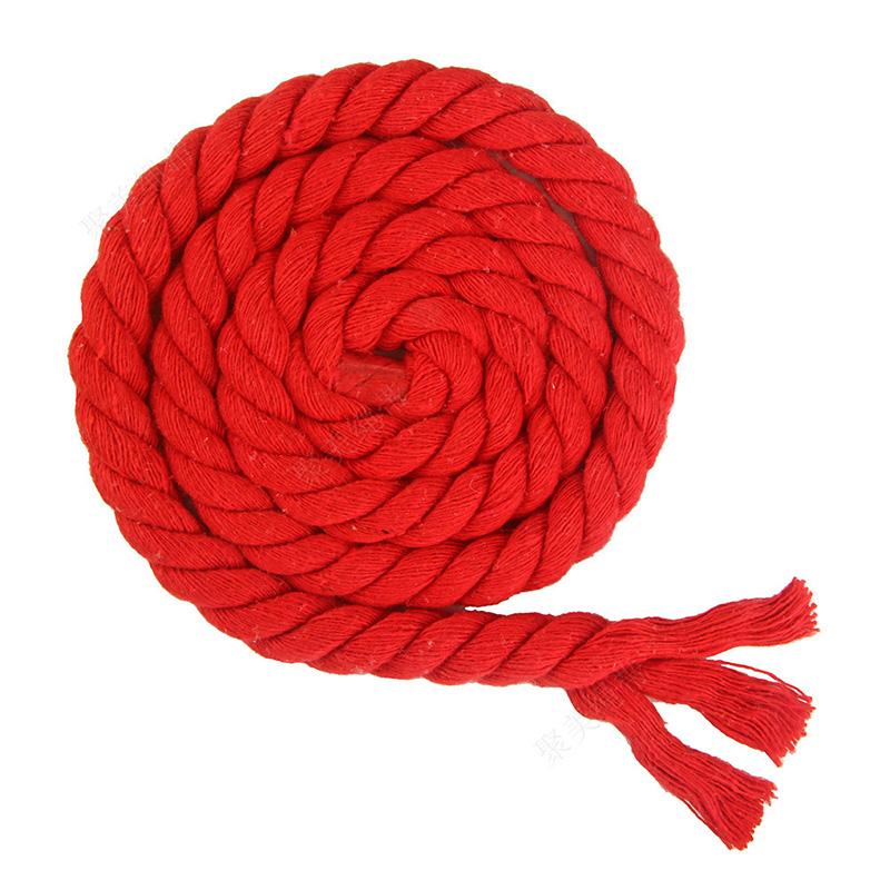 Meetee 10 Metre 5/8/10/12/20mm Renkli Pamuk Halat Üç telli Bükülmüş Makrome Kordon Ev Dekorasyon Halat Dikiş