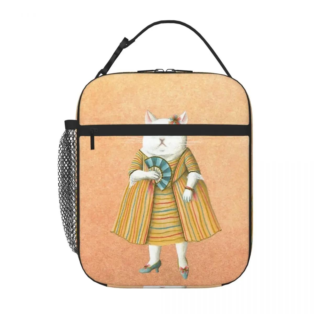 Mademoiselle Lunch Tote Lunch Bags Insulated Bag Small Thermal Bag One Size