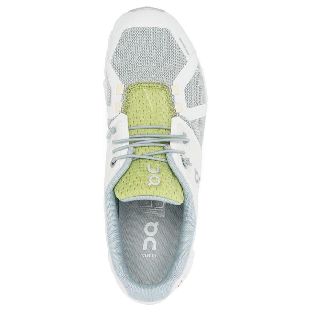 On Cloud 5 Push Rutschfest Abriebfest Niedrig geschnitten Freizeit Laufschuhe Damen Grau Weiß 69-97999