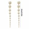 Handmade Pearls Tassels Earrings Trendy Long Earrings Women Earrings Pearls Ear Jewelry Suitable for Parties and Event