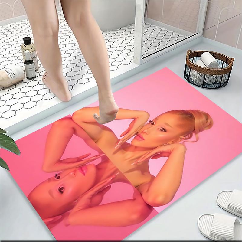 Pink Reflection Beauty Carpet Rug Soft Washable Antislip Home Living Room Sofa Mats Personalized Christmas Rug