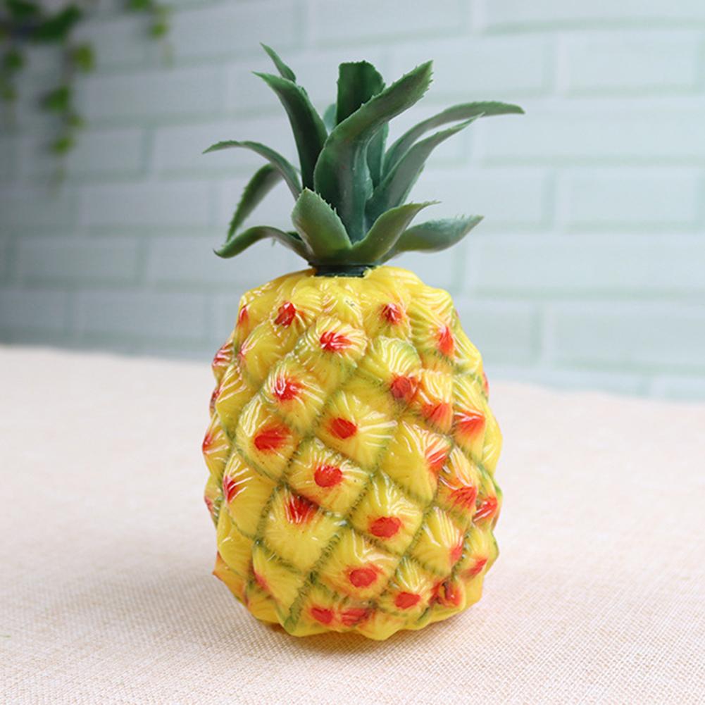 Classroom Accessory Fake Pineapple Model Imitation Pineapple Decoration Interactive Teaching Tool Plastic Fruit Model