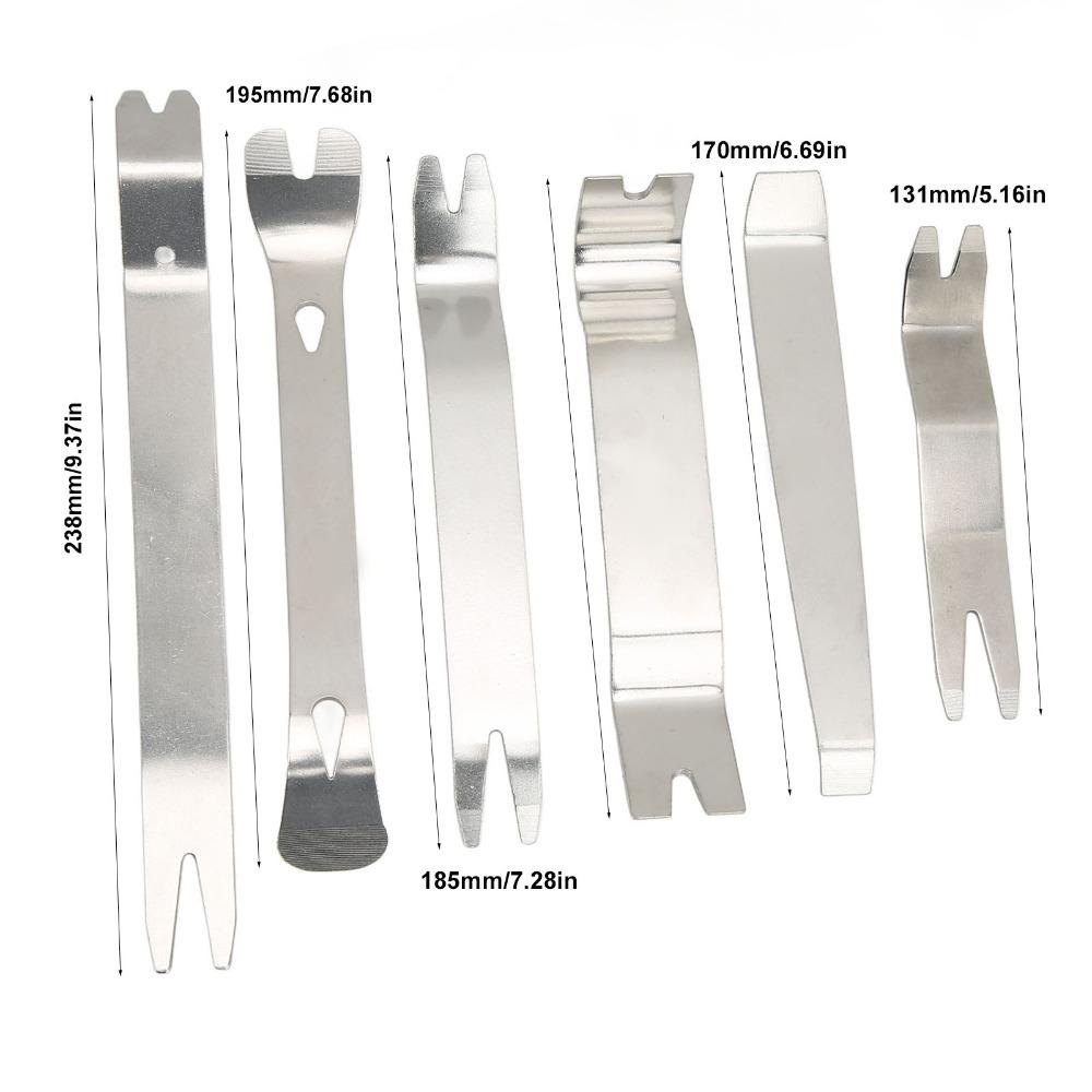6PCS Universal Interior Door Panel Removal Set Automotive Interior Trim Pry Set  Car Audio Installer