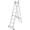 Forcekraft Double-sided Combined Aluminum Ladder 2x13 Steps Multifunctional