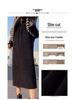 Black Corduroy A-line Skirt for Women - 2025 Autumn/Winter, Plus Velvet & Thick for Extra Warmth
