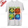 היכנסו לכיף חולצת טריקו Geometry Dash דמויות גיימינג תלת-ממדיות מתנת יום הולדת כותנה קיץ יוניסקס סגנון מבוגר חולצת טריקו מודפסת עליוניות