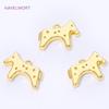 2/4/6 Stuks 18K Verguld Paard Hanger Bedels Voor Armband Maken, Messing Decoratieve Hangers, DIY Ketting Sieraden Accessoires