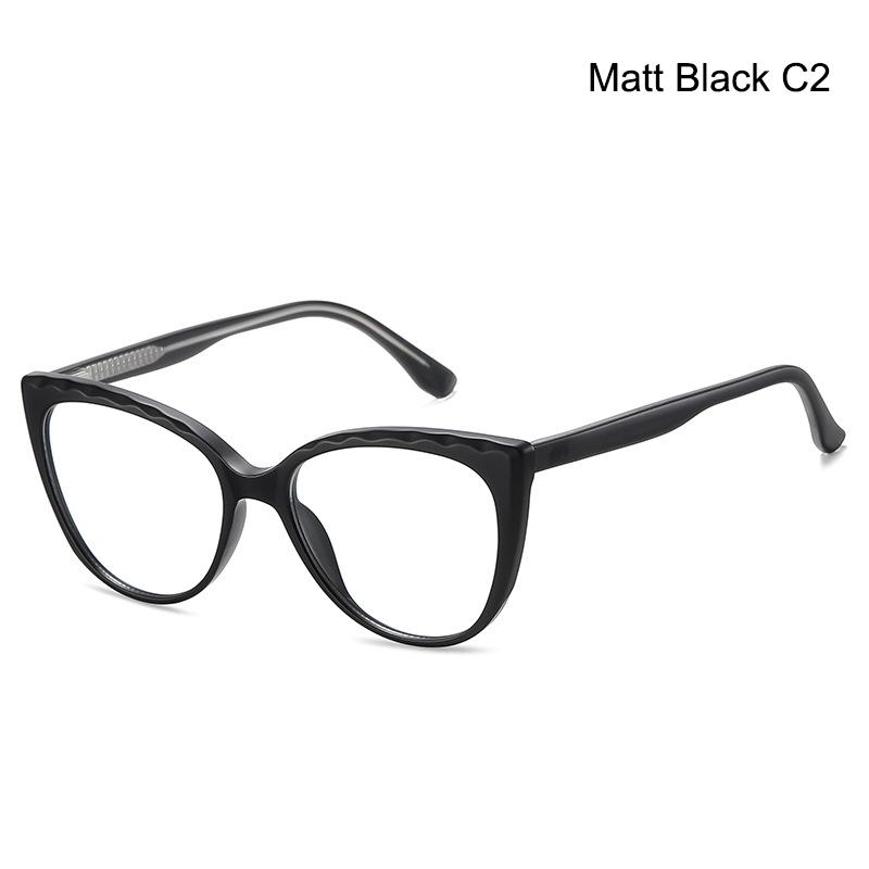 Fashion Prescription Anti Blue Light Reading Glasses Women +4.75 +6.00