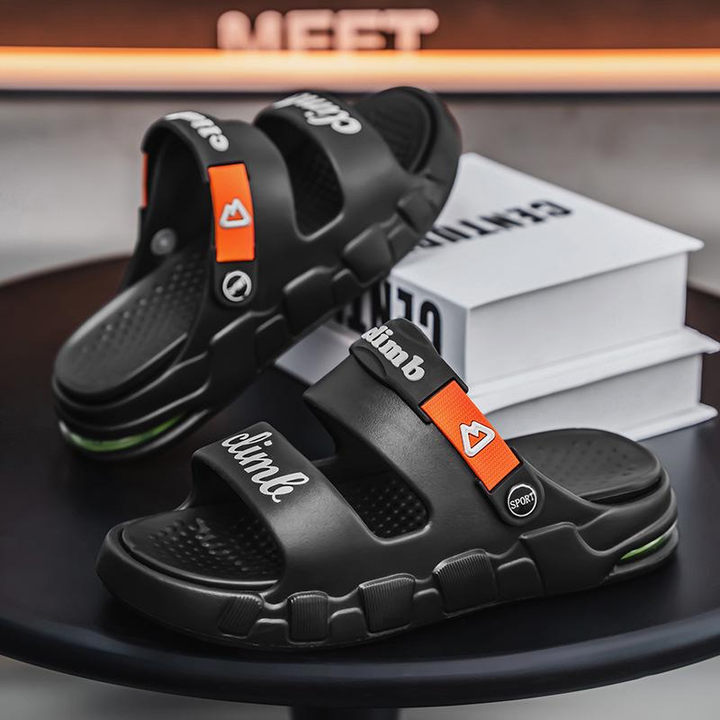 Slippers Men Wear EVA In Summer, Thick-soled Sandals Men's Driving Dual-purpose Sports Large-size Beach Sandals