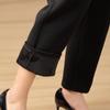 Pasit Women's Fleece Lined Straight-Leg Casual Pants