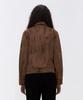 Erer Suede Pocket Rider Jacket Camel