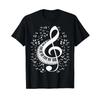 Treble Clef Keyboard Classical Music Notes Pianist Piano T Shirt Small Vintage Unisex Graphic Comfortable
