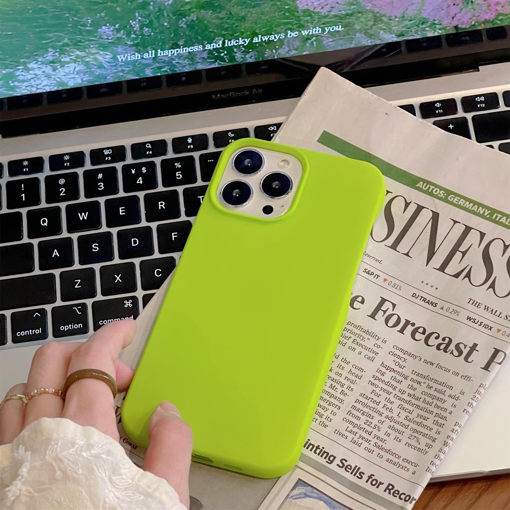 Soft Ultrathin Candy Color Matte Phone Case For iPhone 11 12 13 14 15 16 Pro Max 14 Plus Silicone Shockproof Bumper Back Cover