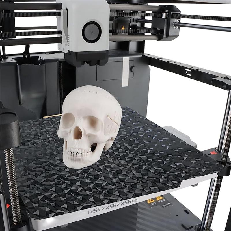 

-FQYL 3D Printer PEO PEI Build Plate For Bambu-Lab X1/X1C/X1E/P1P/P1S/A1, 257X257mm Double Sided PEO+PEI Spring Steel Plate
