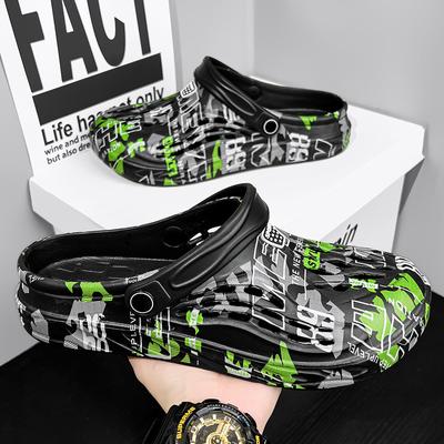 2024 Summer New Men's Outdoor Sandals Garden Clogs Male Casual Shoes Fashion Luxury Slippers Comfort Home Soft Slippers 39-49