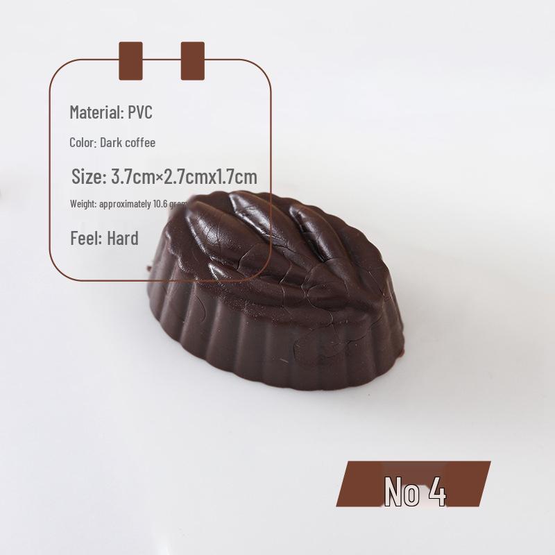 PVC Chocolate Model Props for Dessert Shop and Photography Display
