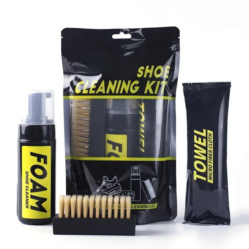 Boot Shoe Fresheners Shoes Cleaner Suit Foam Dry Cleaning 150ML Water-Free Foam Sneakers Cleaning Shoe Brush White Shoe Suede