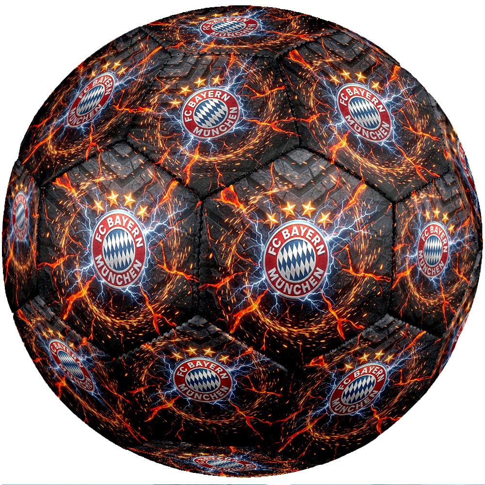 FC Bayern München Thema Fußball Größe 5 Fußball Weiche Haptik Professioneller Trainingsfußball für Outdoor-Sportarten