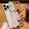Cute Angry Little Girl Printed Clear Phone Case For iPhone 16 14 13 12 11 15 Pro Max SE XR X XS 7 8 Plus Transparent Tpu Cover