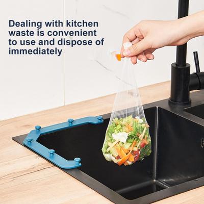 1 Set Rete Filtro Lavandino Telaio Triangolare Rete Angolare Filtro Monouso Cestino Scola Rifiuti per Casa Cucina