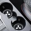 Auto Anti-Rutsch-Untersetzer Anti-Lärm Wasserbecher-Pad Polster Auto Zubehör Für Mitsubishi Outlander Lancer 10 9 ASX RALLIART Eclipse L200 Pajero