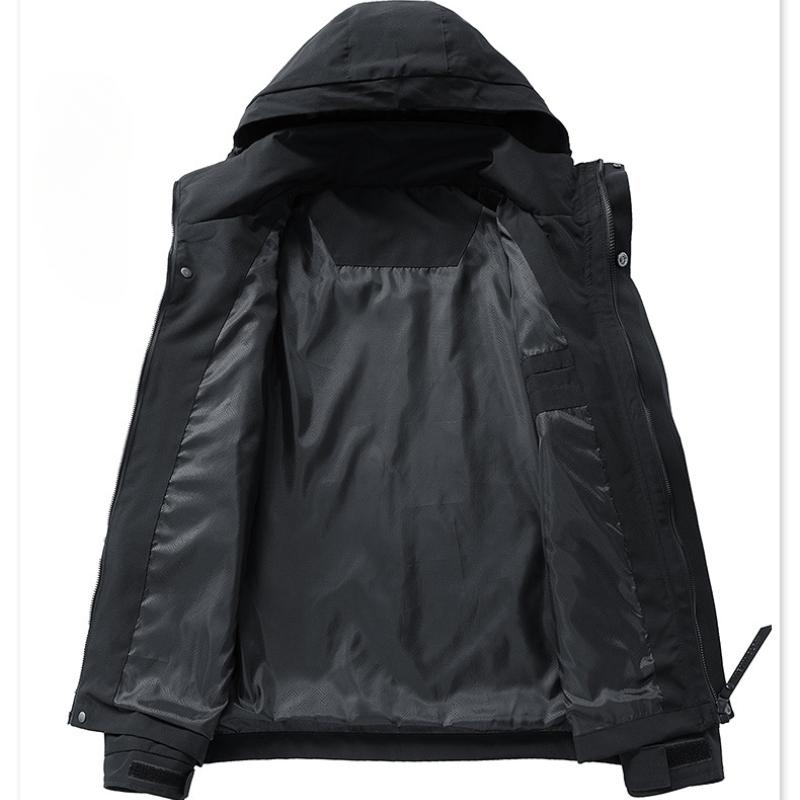 Waterproof Jacket Men Hood Jacket Spring Autumn Hiking Camping Coats Male Clothes