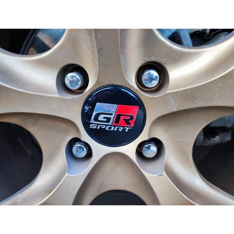 4Pcs 60mm/62mm Car Wheel Center Hub Cap Rim Cover For Toyota GR Sport Yaris Corolla C-HR RAV4 Camry Prado Prius Auto Accessories