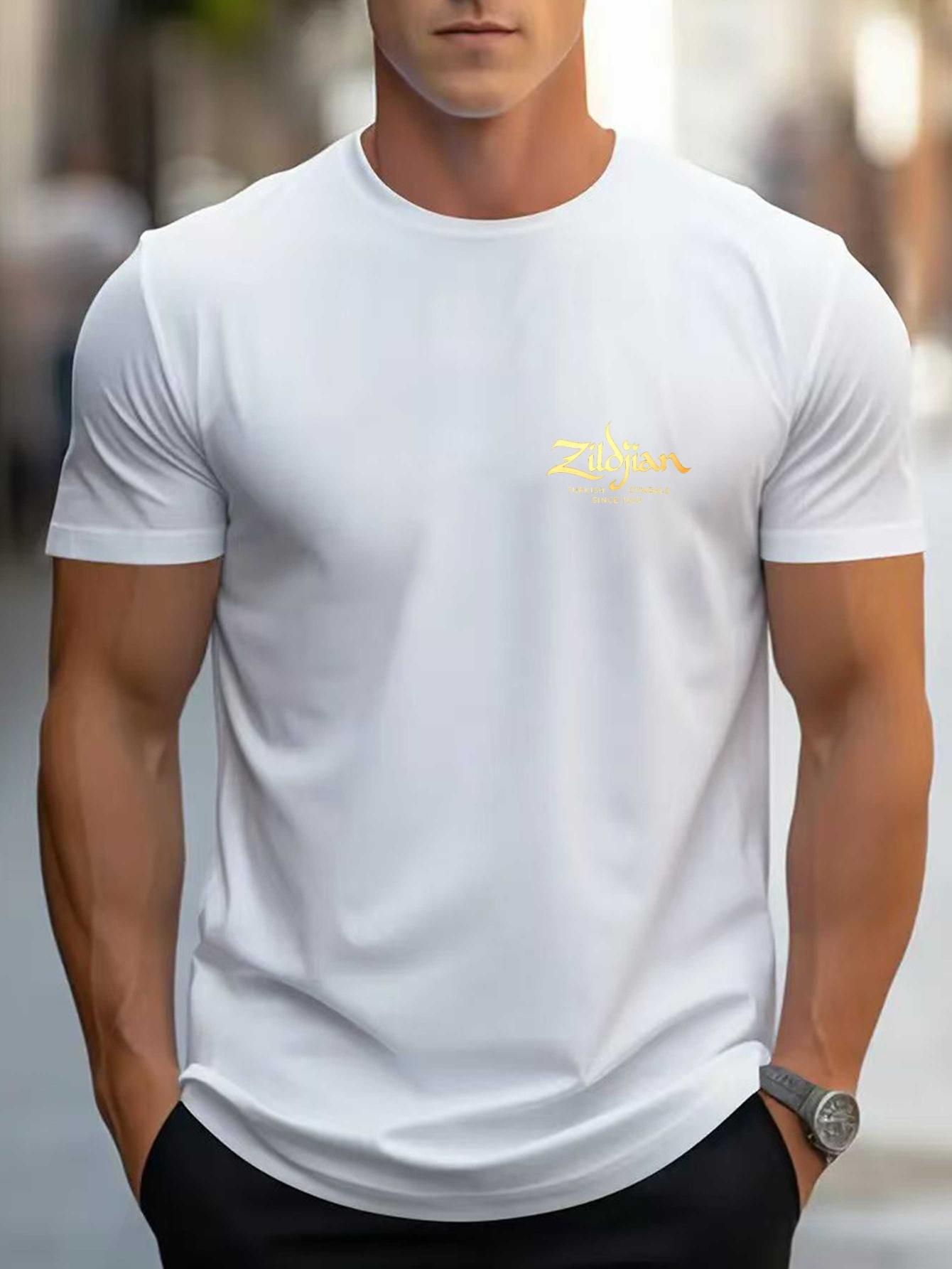 Cotton Blend T-shirt | Casual Summer Tee with African Print | Crew Neck XL