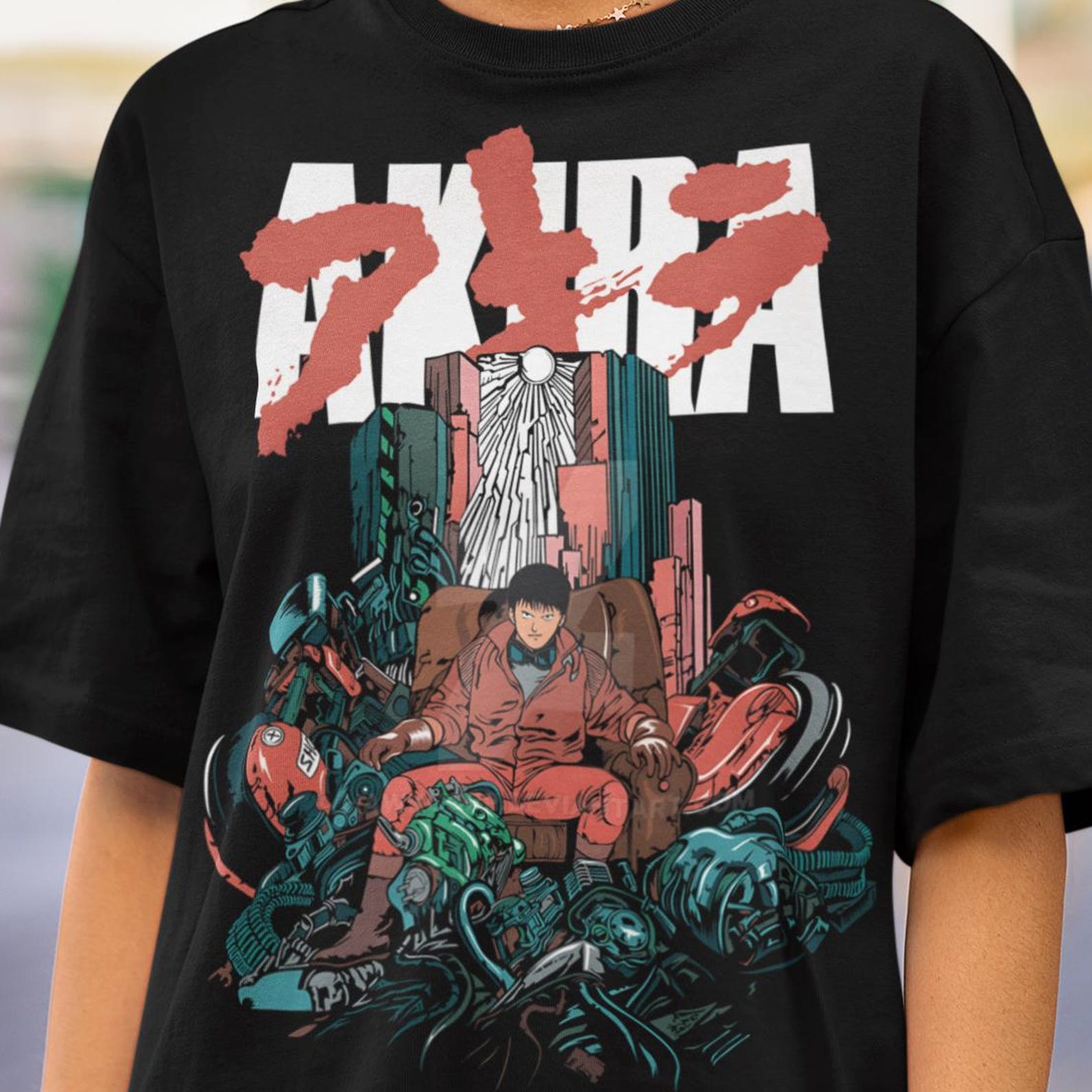 Akira Shirt, Akira Vintage Anime T Shirt, 80s Anime Sweater, Retro Akira Manga Shirt, Japanese Film Lovers, 1988 Akira Movie Unisex Tshirt XL