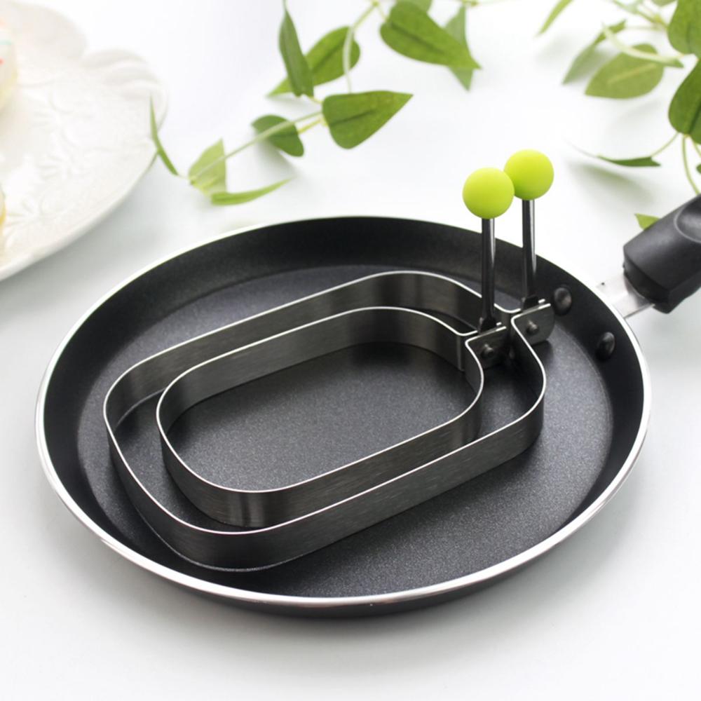 Breakfast Cooking Stainless Steel Anti-scald Egg Ring Pancake Shaper Egg Frying Mold Omelette Mould