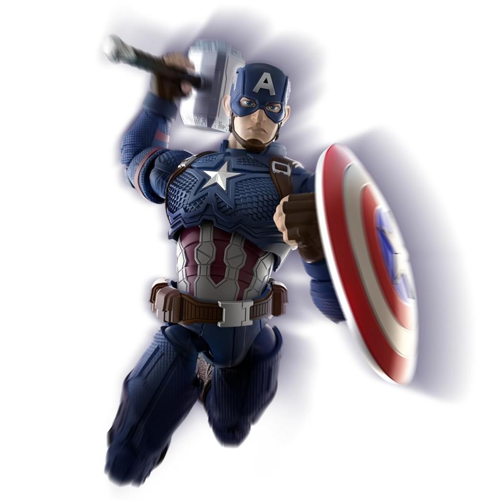Doyusha Marvel Infinity Saga Champion Class Series Captain America Plastic Approximately 134mm Tall Model,
