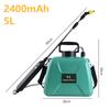 5L Electric Sprayer Rechargeable Automatic Atomization Plant Sprayer Gardening Irrigation Sprinkler Shoulder Type Watering Can