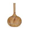 Remote-Controlled Wood Grain Aromatherapy Humidifier with Seven-Color LED Lamp