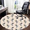 1pc Snail Shell Office Round Area Rug, Indoor Mat Suitable For Office, Under Office Chairs Bedroom Living Room Home Decor, Room Deco