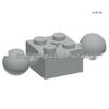 Cross-Border MOC Domestic Building Blocks: Compatible High 17114 2x2 Bricks with Dual-Side Ball Joints (50G Min. Order)