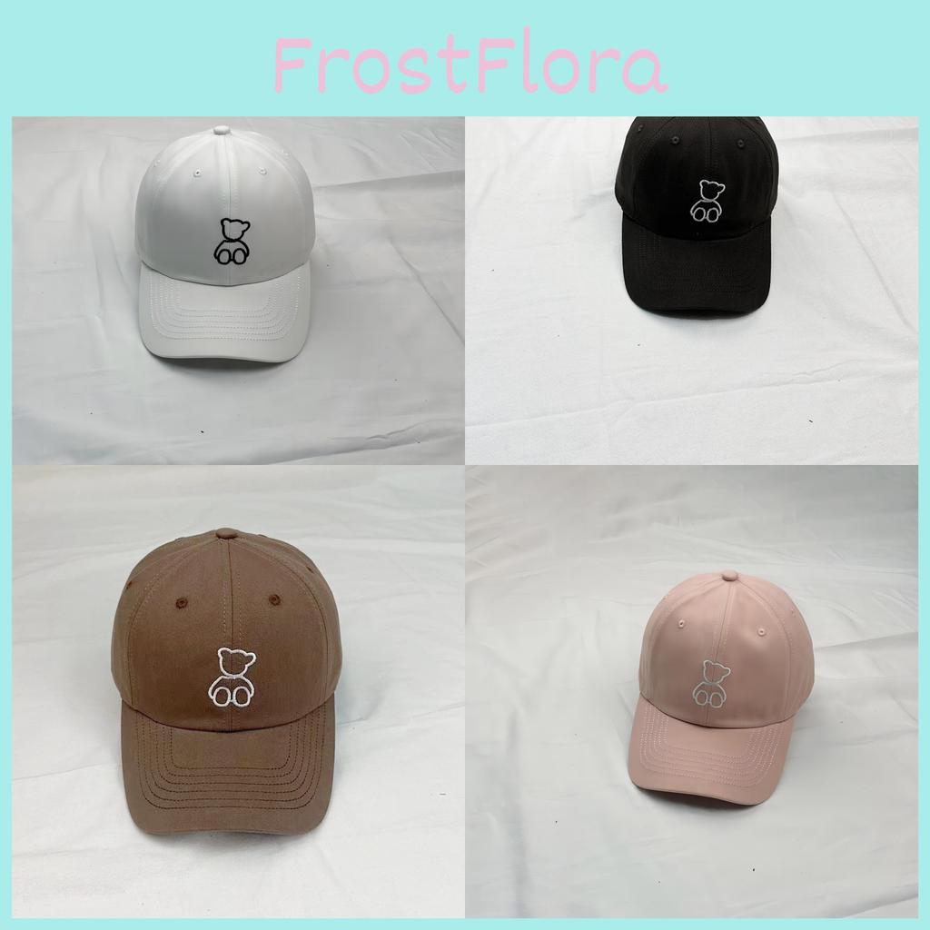 Elegant Women's Baseball Cap In Various Colors With Embroidered Panda And Fresh Aesthetic