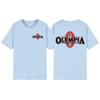 T-shirt da Uomo OLYMPIA Stampata in Puro Cotone Nuova Tendenza Estiva Hip Hop Street Sports Fitness Comoda T-shirt ad Alta Vendita da Uomo