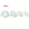 M-4pcs Flower Moulds DIY Plaster Work Clay Resin Art Soft Silicone Fondant Cake Mold Soap Ice Chocolate Decoration Baking Tool
