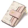 RNIEGA Women's Bifold Wallet, Compact and Lightweight, Wildflower Print, Coin Purse, Card Slots, Anti-Skimming, Stylish Floral Design