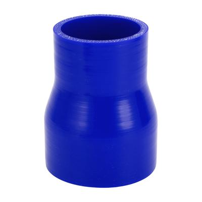 X AUTOHAUX 1pcs 57mm/2.24"-76mm/2.99" ID 100mm/3.94" Length 0 Degree Blue Car Silicone Hose Hose Universal
