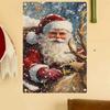 Metal Tin Sign Watercolor Christmas Tree Retro Wall Decor 20x30cm