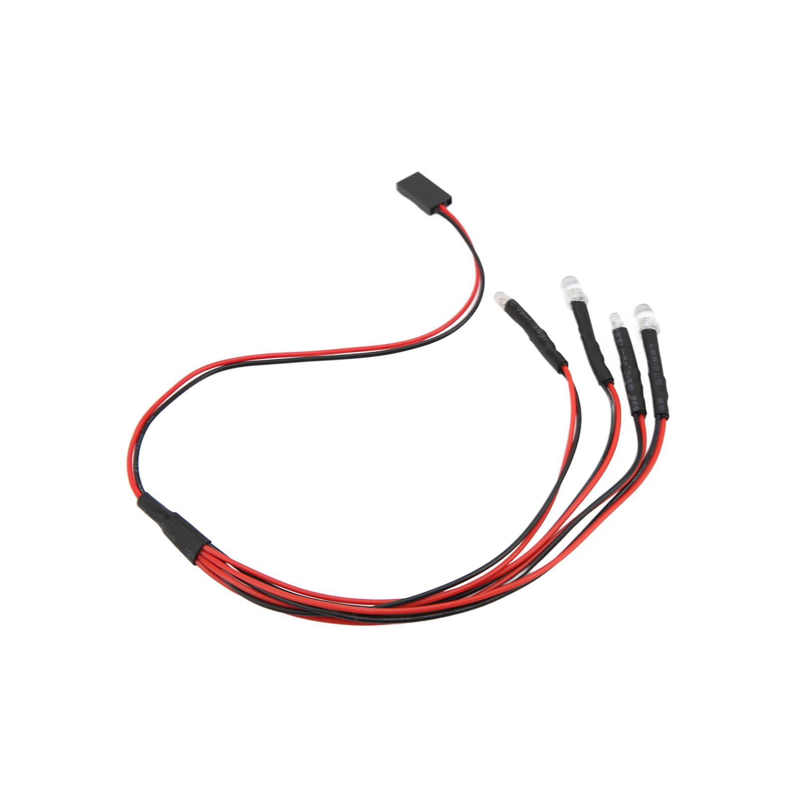 

4 LED RC Car LED Light RC Car Upgrade Parts for Axial AXIAL SCX24 1 24 Remote Control Car