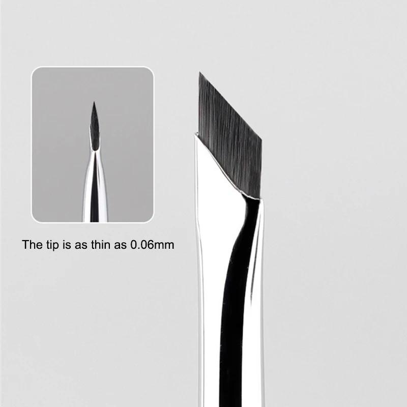 2026 new The Upgrade Blade Eyeliner Brush Ultra Thin Fine Angle Flat Eyebrow Brush Under The Eyes Place Precise Detail Brush