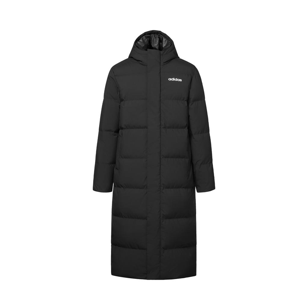 Adidas Outdoorowa Casualowa Sportowa Rozpinana z Kapturem Ciepła Kurtka Puchowa Unisex Kurtki Czarna JW1686