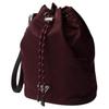 Prada Re-Nylon Speedrock logo triangolare in metallo smaltato cinturino da polso rimovibile borsa in tessuto e pelle da donna rosso bordeaux